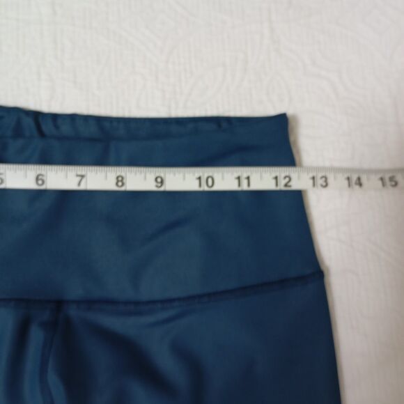 90 Degree By Reflex Blue Leggings Women's For Yoga and Exercise Size S - Picture 7 of 10